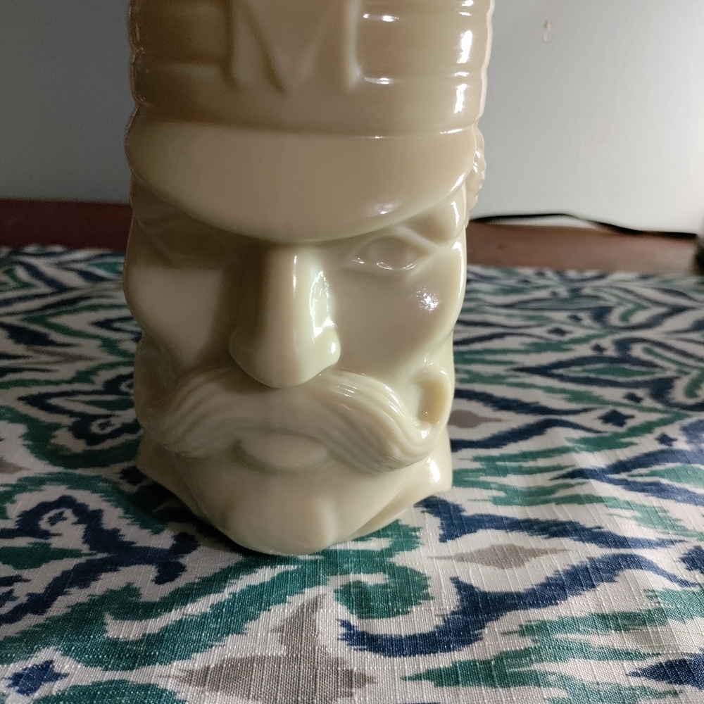Avon white milk glass or custard glass mug
